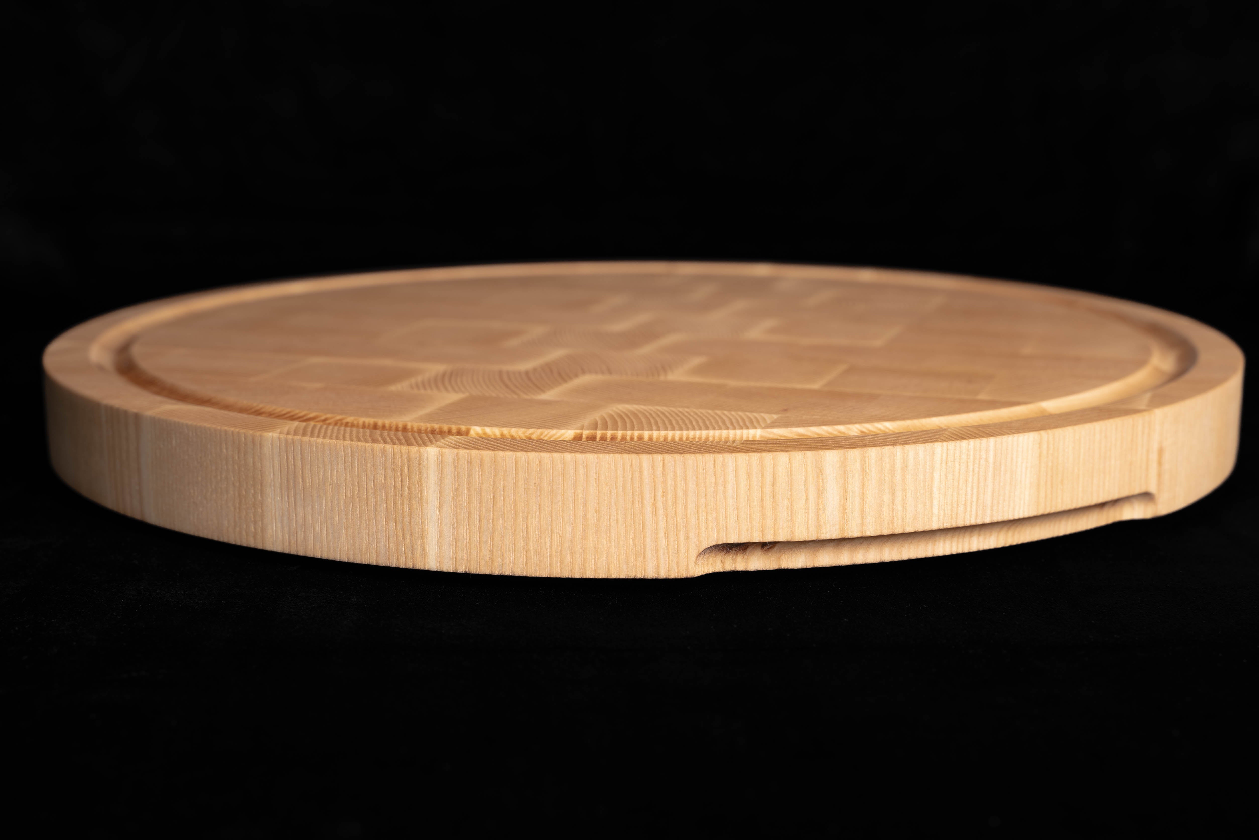 The Round Ash End-Grain Cutting Board
